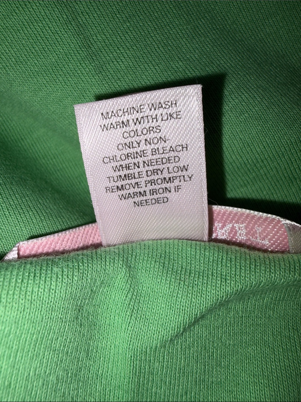 Vintage Victoria's Secret Mint Green V-Neck Long Sleeve Snowflake Sleep Shirt - Picture 8 of 8